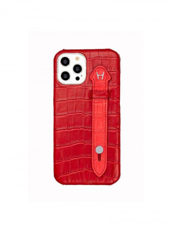 Mobile Case With  Side Grip For Iphone 12 Pro 6.1inch Maroon
