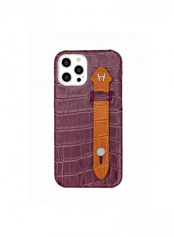 Mobile Case With  Side Grip For Iphone 12 Pro 6.1inch Purple