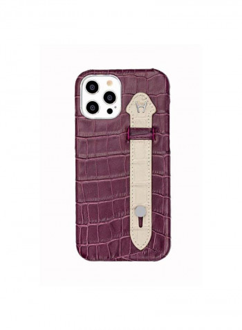 Mobile Case With  Side Grip For Iphone 12 Pro 6.1inch Purple