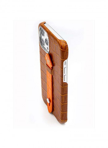 Mobile Case With  Mid Grip For Iphone 12 Pro Max 6.7inch Brown