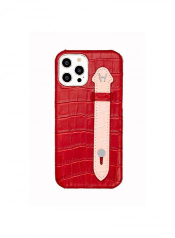 Mobile Case With  Side Grip For Iphone 12 Pro 6.1inch Maroon