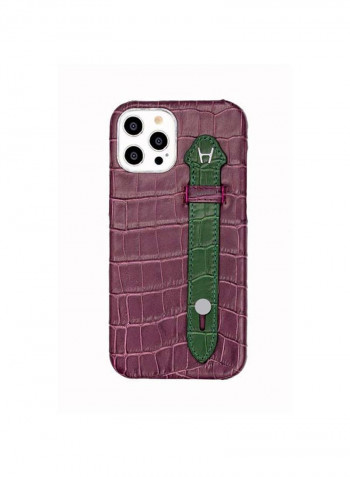 Mobile Case With  Side Grip For Iphone 12 Pro 6.1inch Purple
