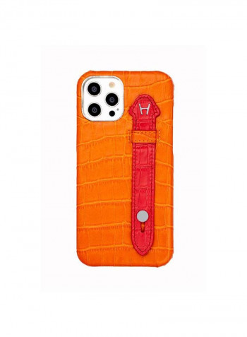 Mobile Case With  Side Grip For Iphone 12 Pro 6.1inch Orange