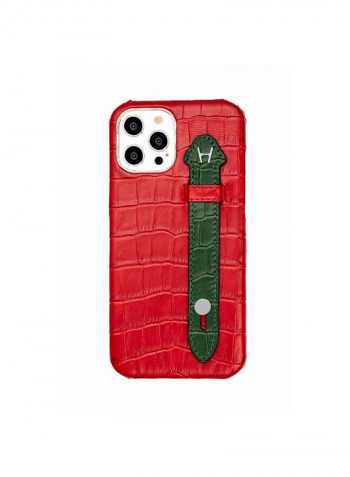 Mobile Case With  Side Grip For Iphone 12 Pro 6.1inch Maroon