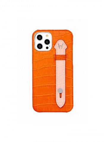 Mobile Case With  Side Grip For Iphone 12 Pro 6.1inch Orange