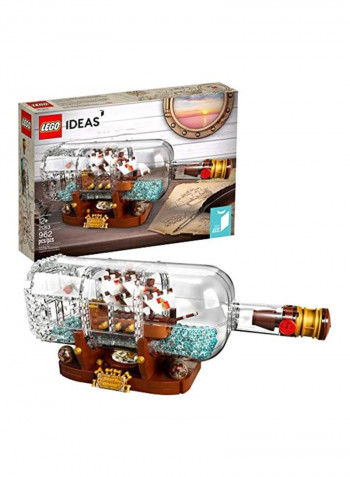962-Piece Ship In A Bottle Building Kit 21313