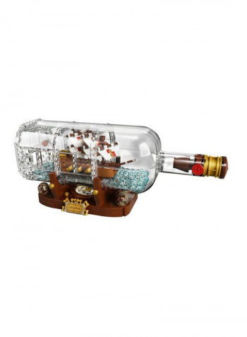 962-Piece Ship In A Bottle Building Kit 21313