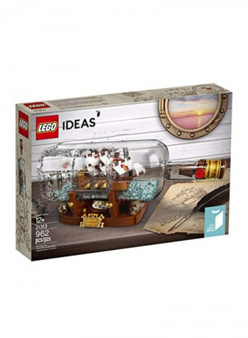 962-Piece Ship In A Bottle Building Kit 21313