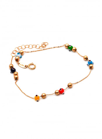 18 Karat Gold Bead Bracelet