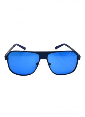 Men's Rectangular Sunglasses - Lens Size: 58 mm