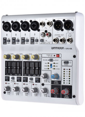 8-Channel Sound Card Digital Audio Mixing Console