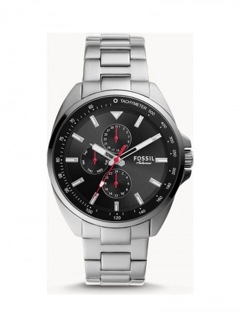 Men's Chronograph Wrist Watch with Stainless Steel Strap