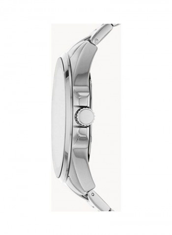 Men's Chronograph Wrist Watch with Stainless Steel Strap