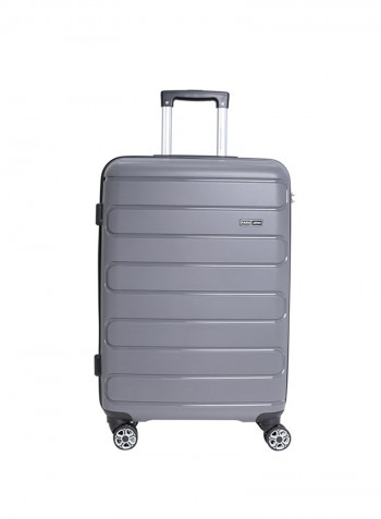3-Piece Bricks Trolley Luggage Set Grey