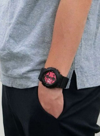 Men's Stylish Analog Digital Quartz Watch GA-140AR-1A