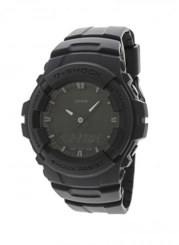 Men's Water Resistant Rubber Digital Watch G-100BB-1ADR