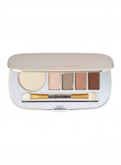 5-Colour Naturally Matte Eye Shadow Kit With Brush Multicolour