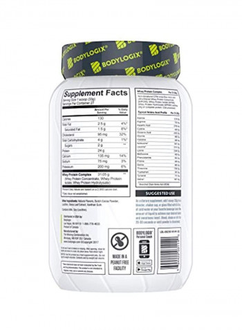Natural Grass-Fed Whey Protein Powder - Decadent Chocolate