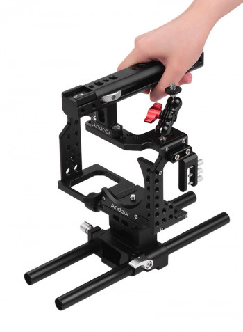 Top Handle Camera Cage 25.5 x 22.5cm Black