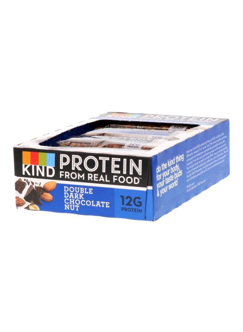 Pack Of 12 Protein Bars - Double Dark Chocolate Nut