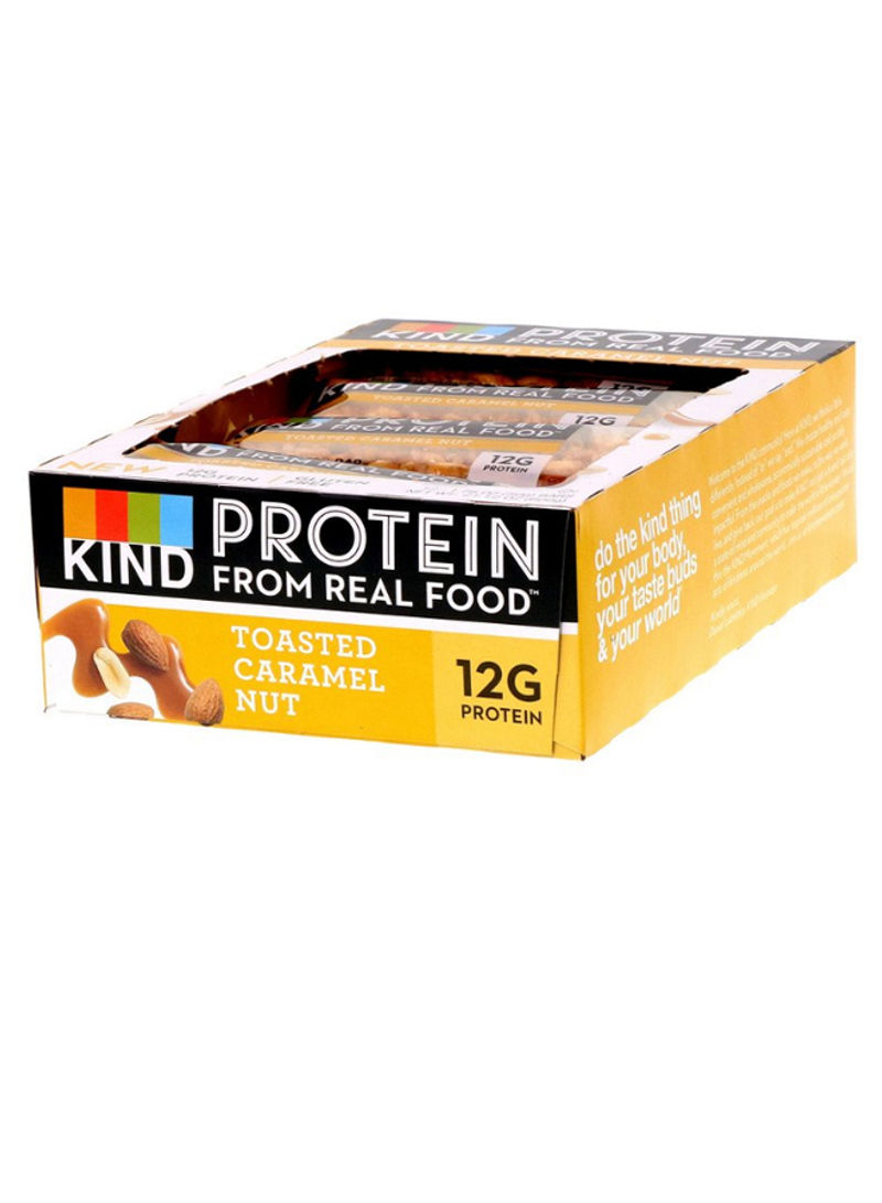 Pack Of 12 Toasted Caramel Nut Flavour Protein Bar