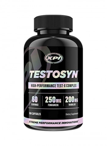 Testosyn - High Performance Testosterone Supplement - 180 Capsules