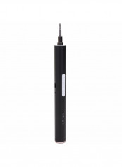 USB Rechargeable Cordless Electric Screwdriver Black