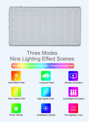 LituFoto Mini Pocket RGB LED Video Light Panel Silver