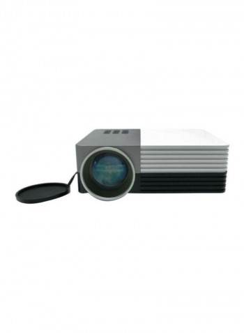 LED Portable Home Projector M246 Black