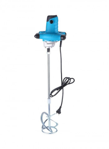 Handheld Electric Cement Mixer Blue/Silver/Black