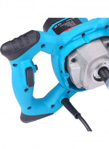 Handheld Electric Cement Mixer Blue/Silver/Black