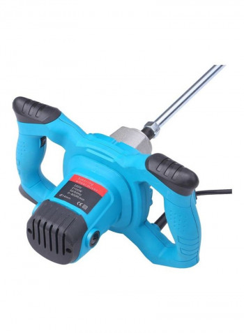 Handheld Electric Cement Mixer Blue/Silver/Black