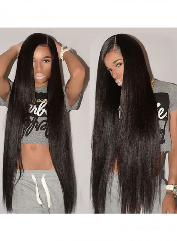 3 Bundles Unprocessed Straight Human Hair Set Black