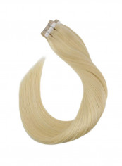 20-Piece Tape In Straight Hair Extension Beige 18inch