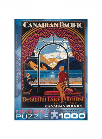 1000-Piece Beautiful Lake Louise Puzzle 6000-0323