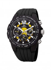 Men's Water Resistant Silicone Analog Watch JX126BKYL