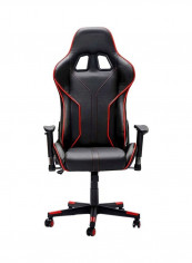 PU Leather Gaming Chair Black/Red 54x90x40centimeter