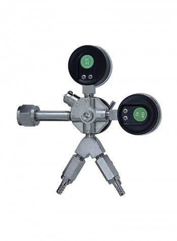 Commercial Grade Double Regulator Silver 8x8x3inch