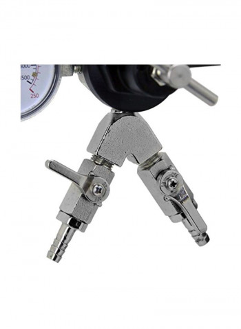 Commercial Grade Double Regulator Silver 8x8x3inch