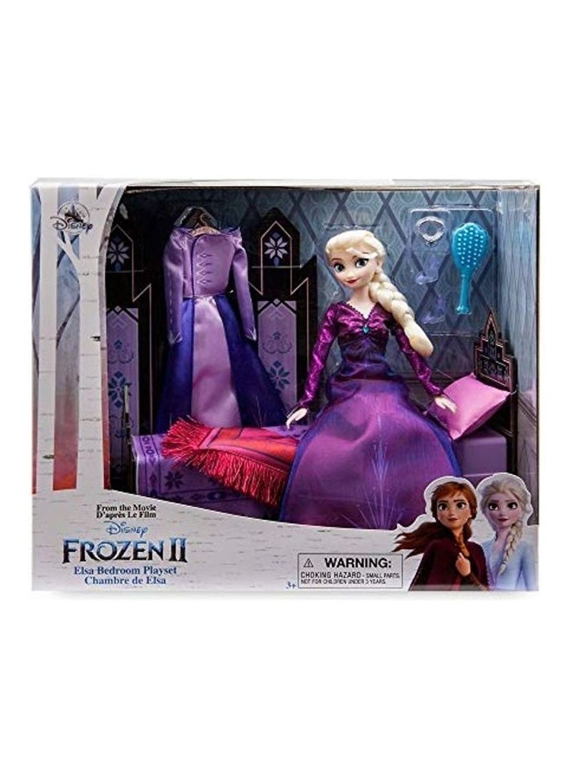 Elsa Classic Doll Bedroom Play Set  Frozen 2 14.4inch