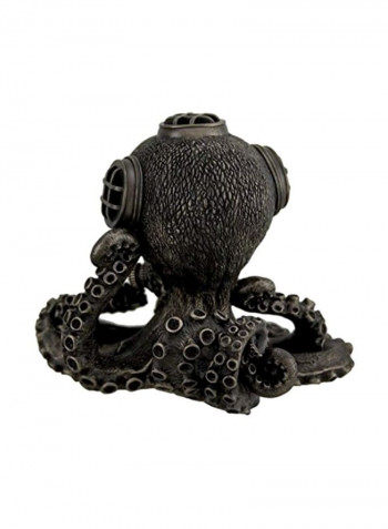 Antique Octopus Diving Bell Clock Black 5.2inch