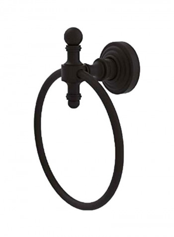 Retro Wave Collection Towel Ring Black 6inch