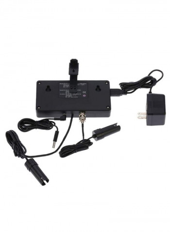 7-In-1 Multi-Function Digital LCD Water Tester Black