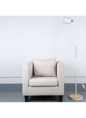 Creative Metal Rotating Floor Lamp White/Beige