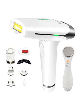 Laser Hair Removal Machine Set أبيض
