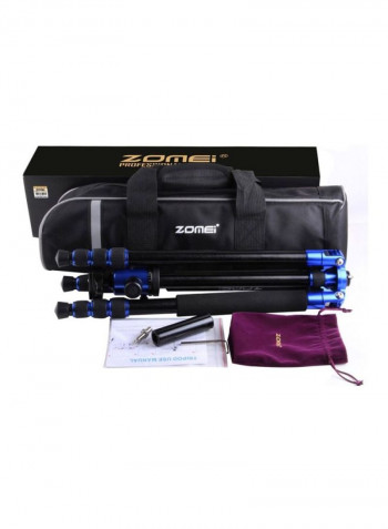Aluminium Tripod With Ball Head For Digital Camera 46centimeter Blue/Black
