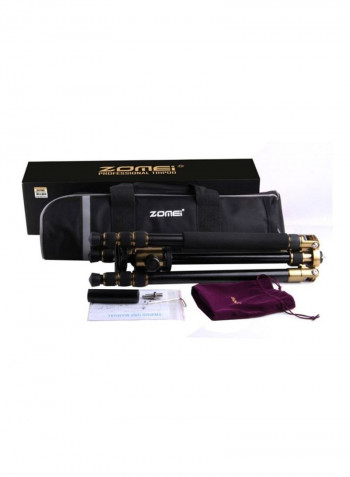 Aluminium Tripod With Ball Head For Digital Camera 46centimeter Gold/Black