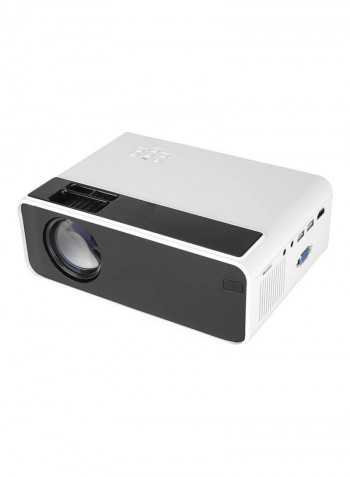 LED Projector Support With Remote Control White/Black