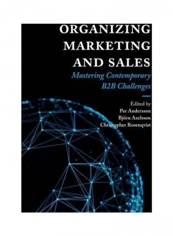 Organizing Marketing And Sales Hardcover English by Per Andersson