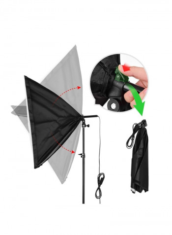 Professional Studio Photography Light Kit Multicolour